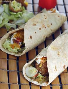 Hara Bhara Kabab Wrap