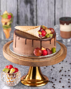 Fruit Chocolate Cake