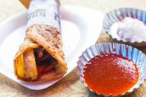 Aloo Tikki Kathi Roll
