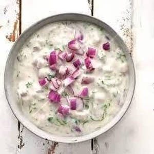 Onion raita