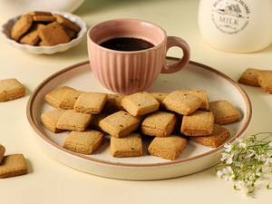 Butter Ajwain Whole-wheat Cookies