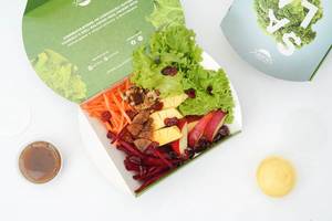 Apple & Berries With Crunchy Beetroot Salad