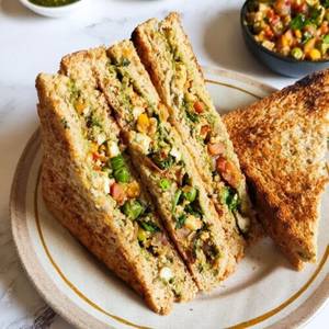 Grilled paneer sandwich
