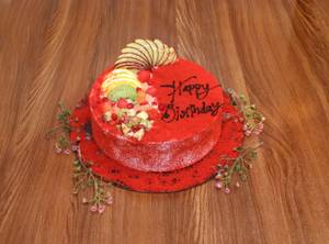  Red Velvet Fruit Cake 