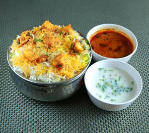 Paneer biryani