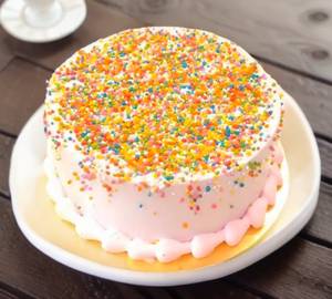 Rainbow Colour Cake