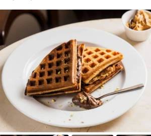 Belgian Chocolate Nirvana Attack Waffle                                                   