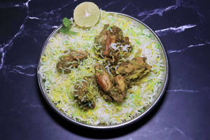 Green Chicken Dum Biryani