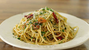 Veg Spaghetti Aglio Olio