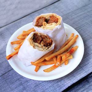 Chicken tikka shawarma