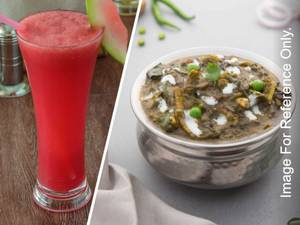 Veg Makhanwala + Watermelon Juice