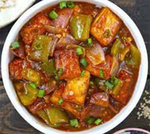 Paneer chilli [gravy]