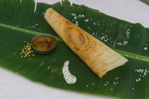Masala Dosa[served With Sambar And Coconut Chutney]