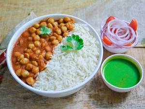 Punjabi Chhole + Rice