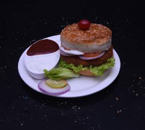 Desi Chicken Cheese Burger 