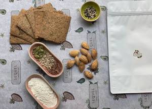 Buckwheat, Almond & Seed Crackers
