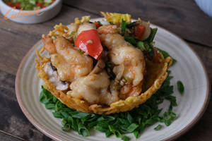 Butter Garlic Prawns