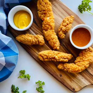 Chicken strips bite  sized bliss
