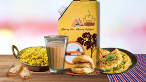 Desi Breakfast Platter
