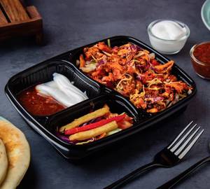 Open Chicken Salad Shawarma