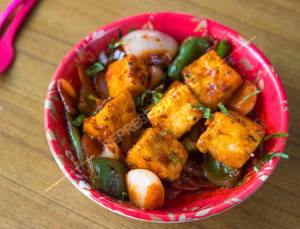 Chilli paneer dry