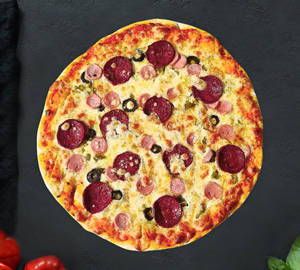 Sausage Pepperoni Pizza