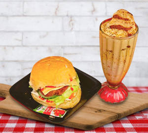 Veg Burger & Double Boost Combo