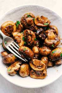 Mushroom Honey Glazed Fry