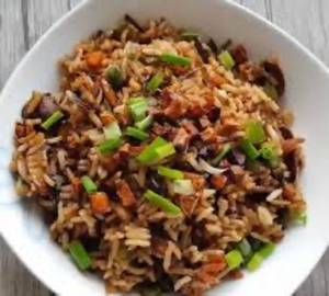 Garlic Mushroom Fried Rice