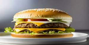 Chicken Double Cheese Burger