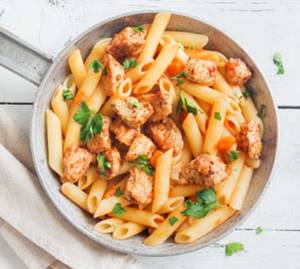 Chicken White Sauce Penne Pasta