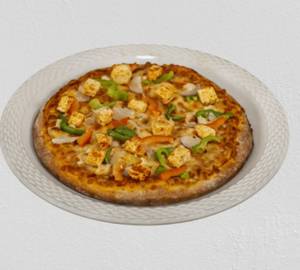 Paneer Desi Makhani sauce  Pizza  