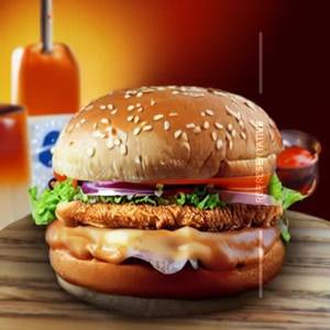 Barbeque chicken burger           