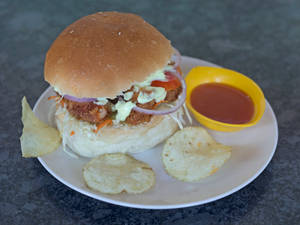 Fried Chicken Burger