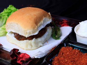 Makka Palak Vada Pav