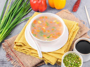 Sweet Corn Veg Soup