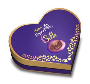 Cadbury Dairy Milk Silk Heart Shaped Valentine Gift Pack (220 Gms)