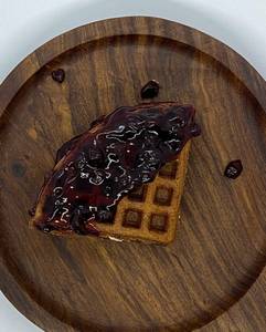 Blueberry Cream Cheese Waffle