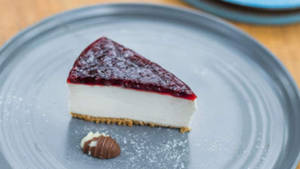 Blueberry Cheese Cake Slice