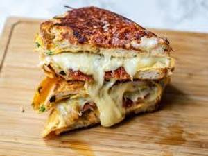Bread omelette cheese
