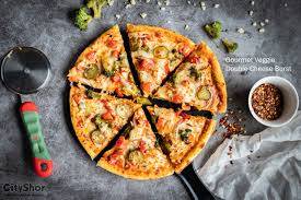 9 "Cheese & Veggies Pizza [6 slice]