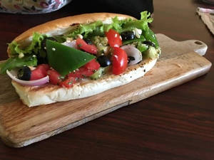 Greek Salad Sandwich