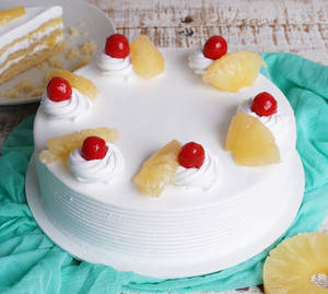 Egg less Pineapple Cake