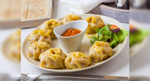 Chicken Cheese Steamed Momo