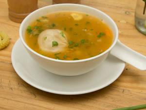 Veg Momo Soup