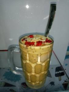 Kesar Kulfi Falooda With Iecream (350 Ml)