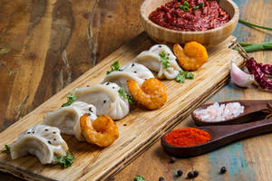 Prawns Steamed Momos