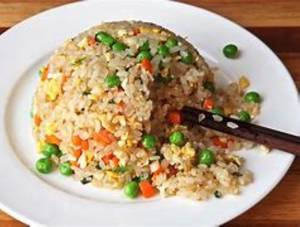 Vegetable Fried Rice + Dum Alu
