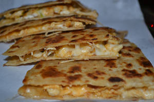 Chicken Keema N Cheese Paratha