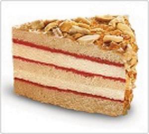 Golden Fantasy Cake Slice 